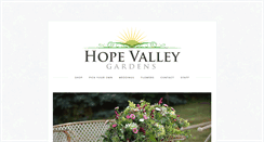 Desktop Screenshot of hopevalleygardens.com